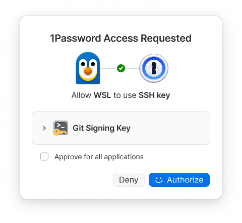 1password Popup